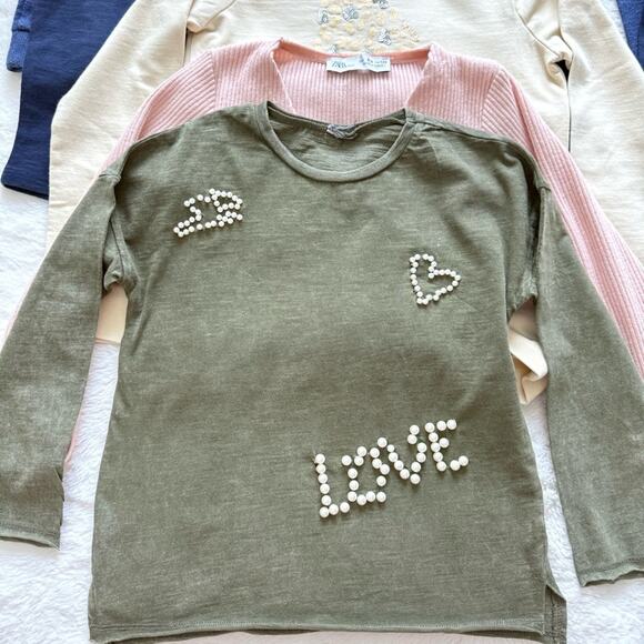 Bundle of girls long sleeve top size 7/8 years - Picture 2 of 10